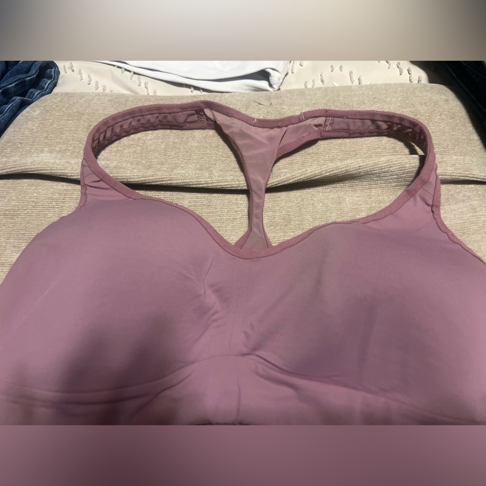 lululemon athletica Mauve Racerback Light Support Sports Bra